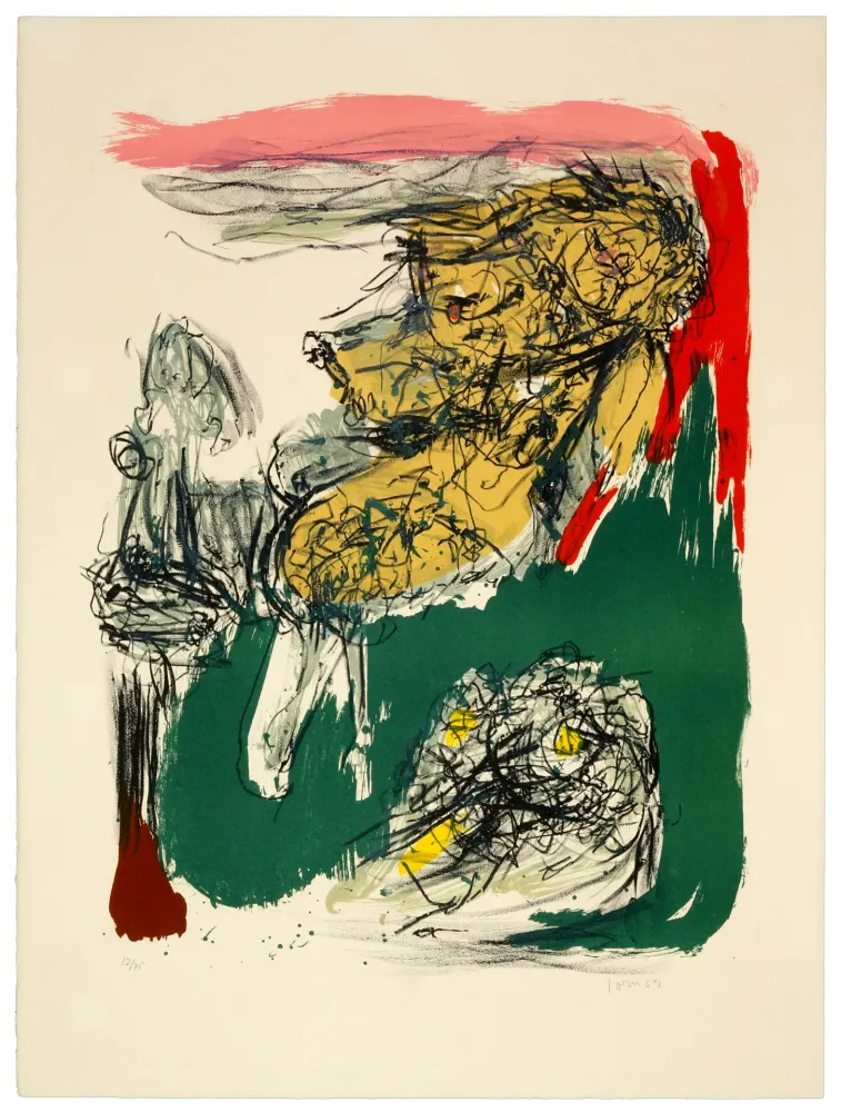 Litografía Jorn - Grand déménagement