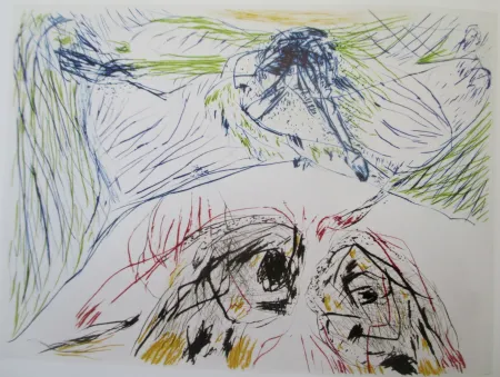 Grabado Jorn - Hibou Sortilege