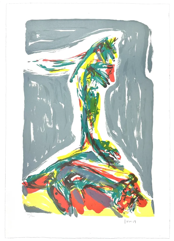 Litografía Jorn - Jubilation Larmoyennageuse