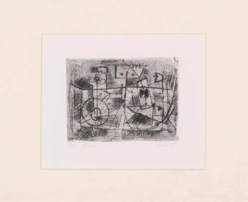 Aguafuerte Jorn - La Tete Carrée