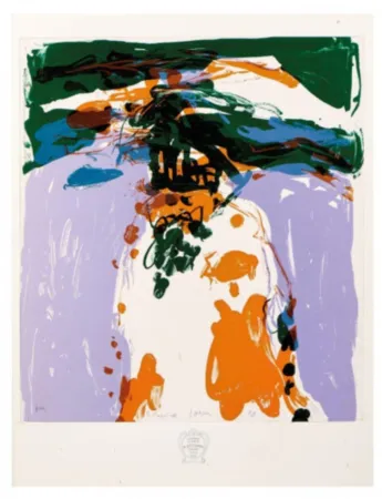 Litografía Jorn - Lithographie couleur