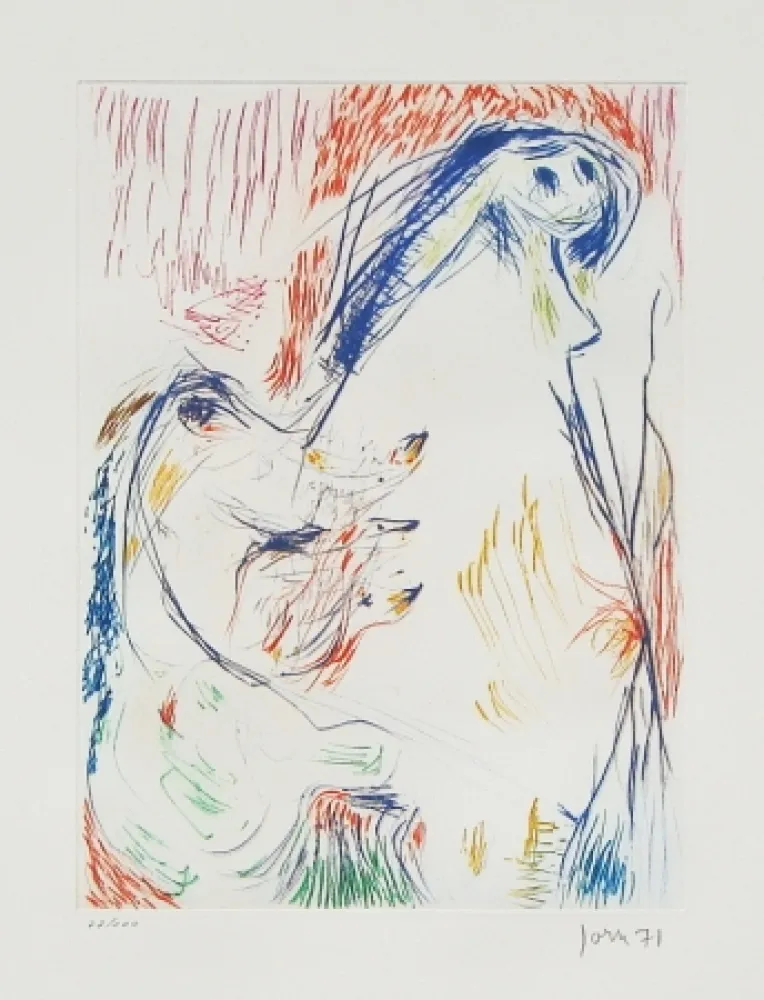 Aguafuerte Y Aguatinta Jorn - Proposition enceinte