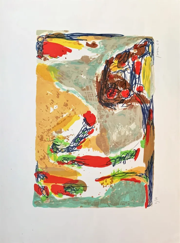 Litografía Jorn - Sans titre 