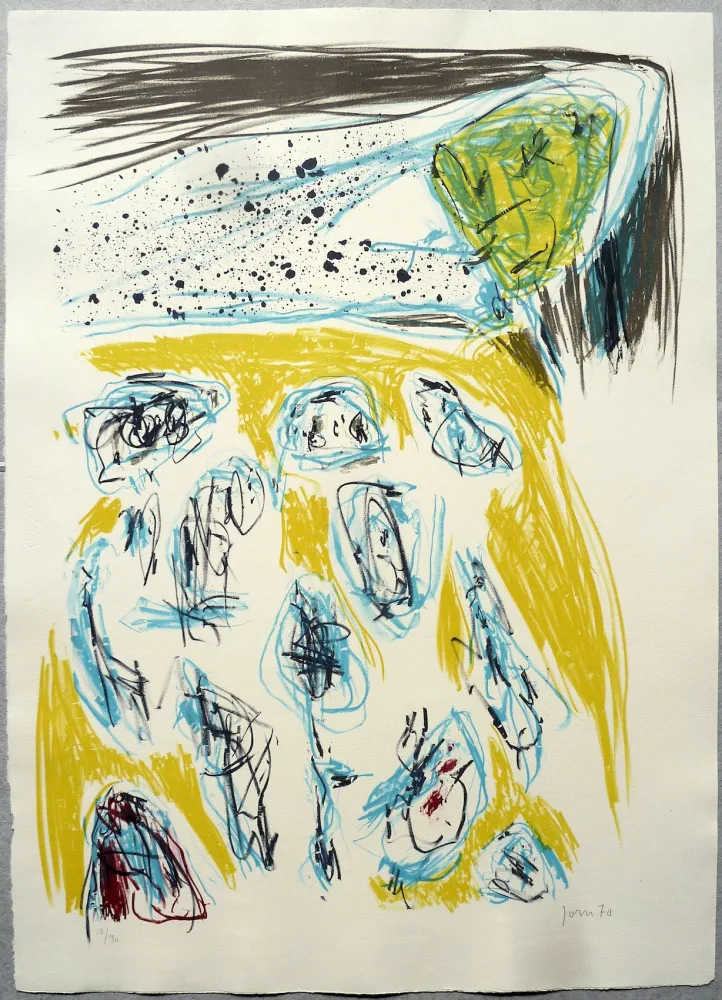 Litografía Jorn - Sans Titre 