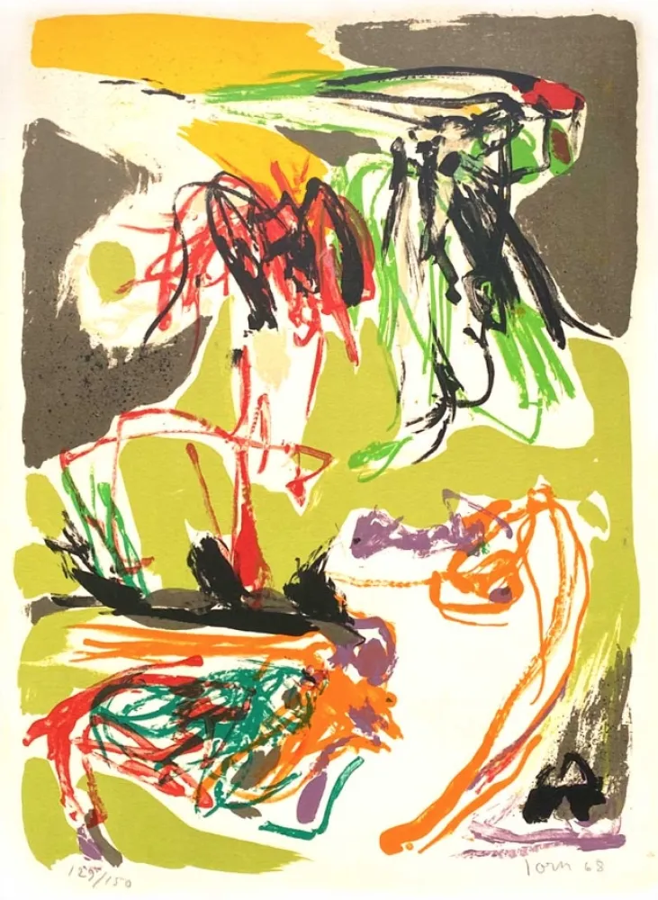 Litografía Jorn - Stabisme Pastoral