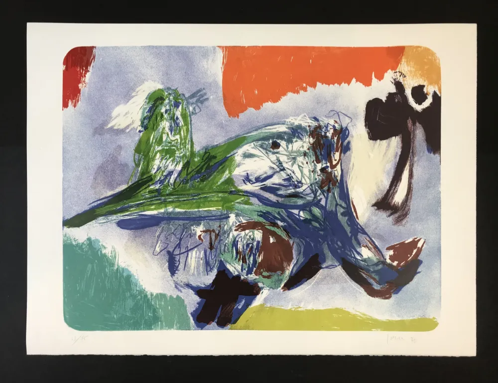 Litografía Jorn - SULLA STRADA II