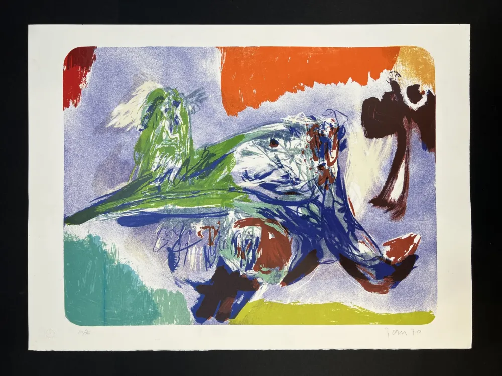 Litografía Jorn - SULLA STRADA II