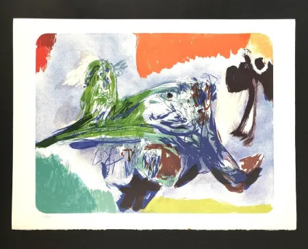 Litografía Jorn - SULLA STRADA II