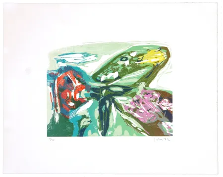 Grabado En Madera Jorn - Survol du plaisir 