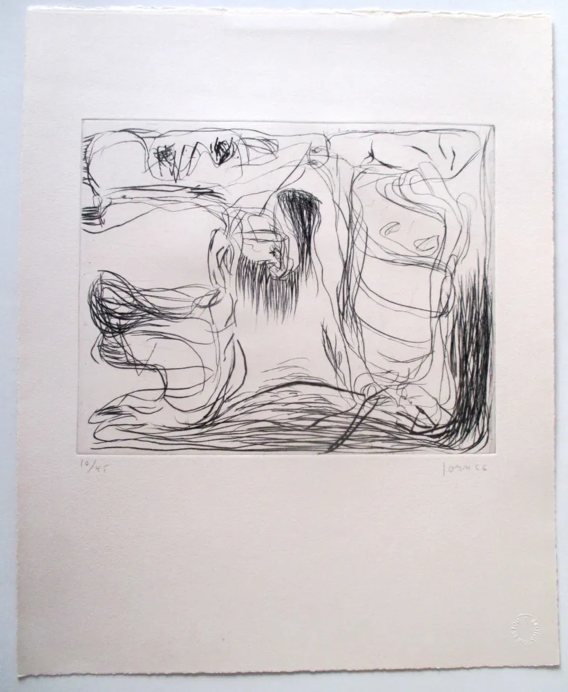 Grabado Jorn - Tourbillon détourné