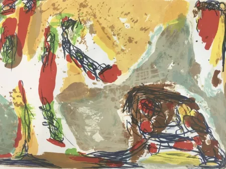 Litografía Jorn - TROP TÔT