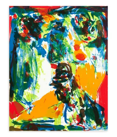 Litografía Jorn - Untitled 