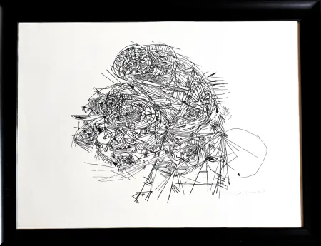 Litografía Jorn - Untitled