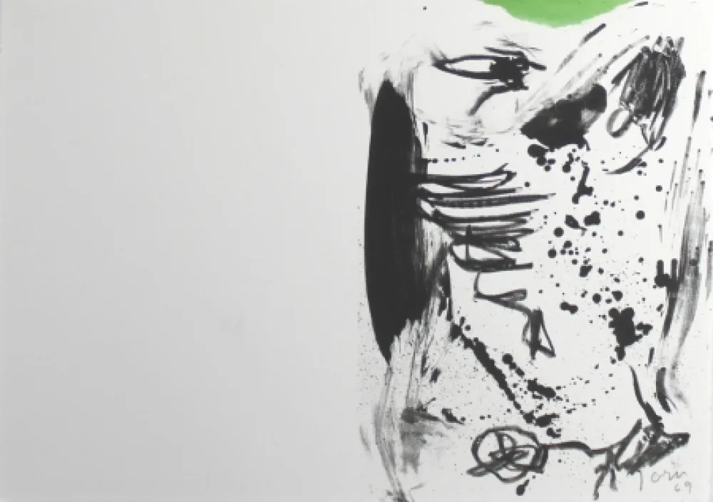 Litografía Jorn - Untitled