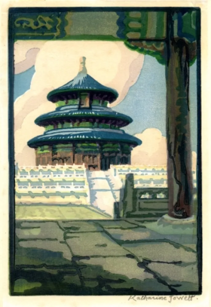Grabado En Madera Jowett  - Temple of Heaven
