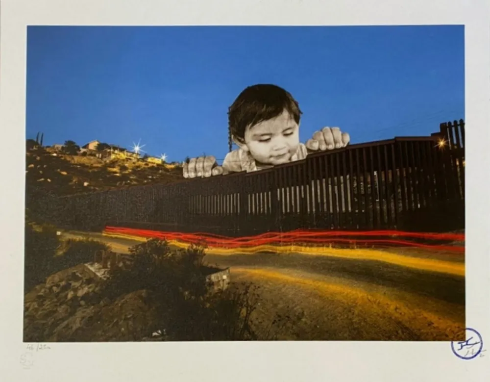 Litografía Jr - Giants, Kikito, September 6, 2017, 7.27 p.m., Tecate, Mexico - U.S.A.