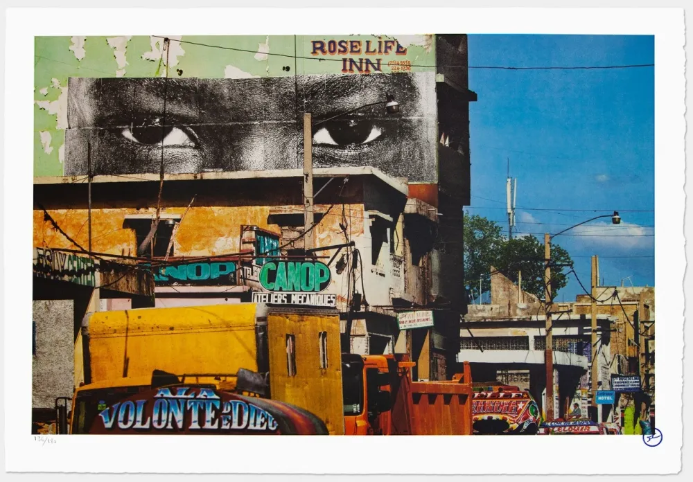 Litografía Jr - Inside Out, Haiti, 2012