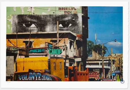 Litografía Jr - Inside Out, Haiti, 2012