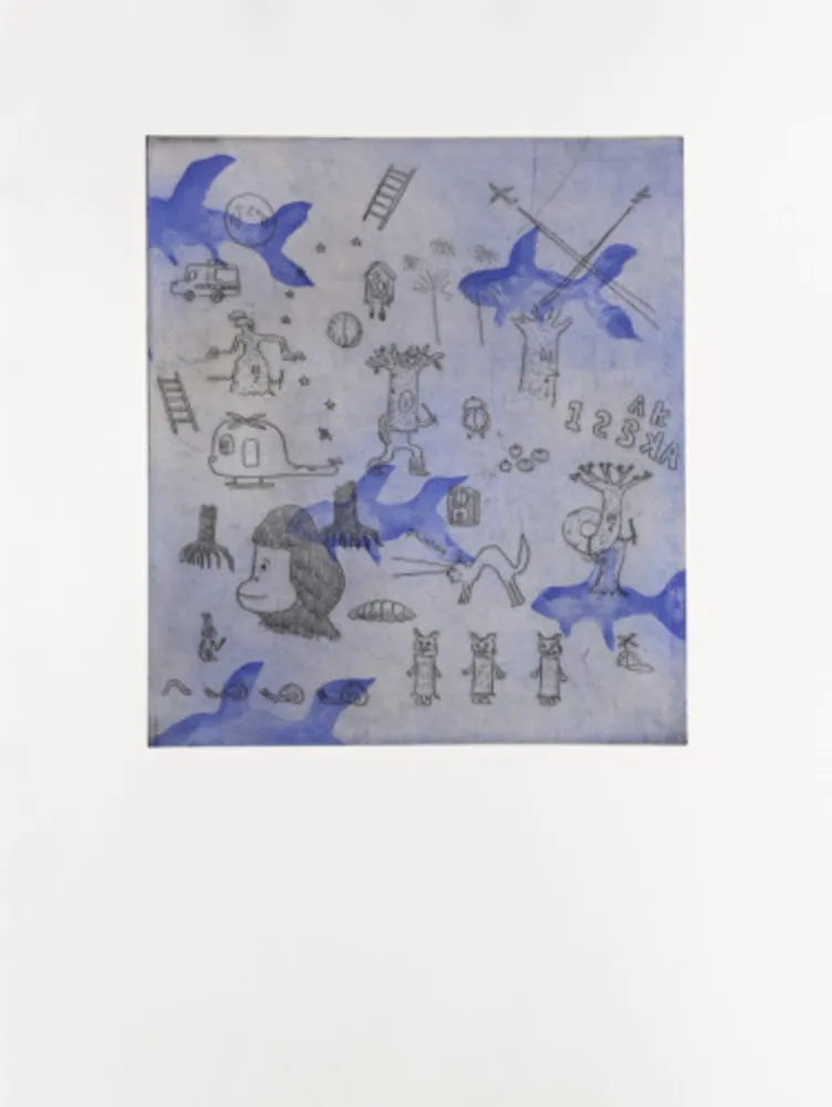 Grabado Kaga - Baby sharks
