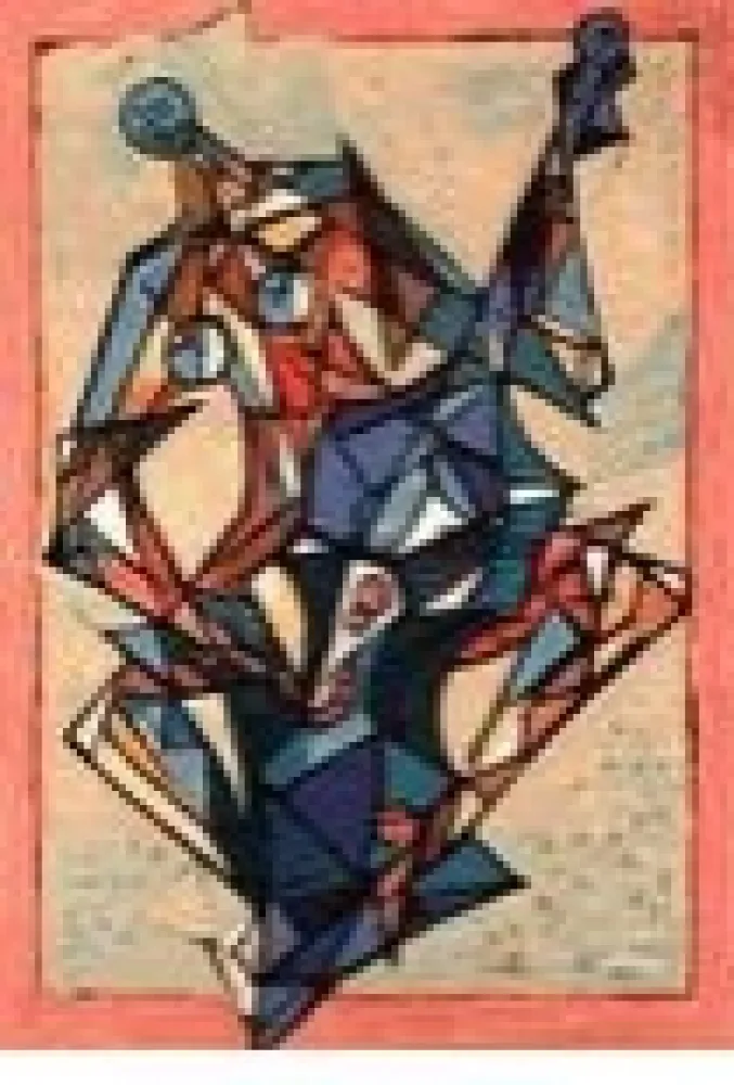 Litografía Kahn - Concerto