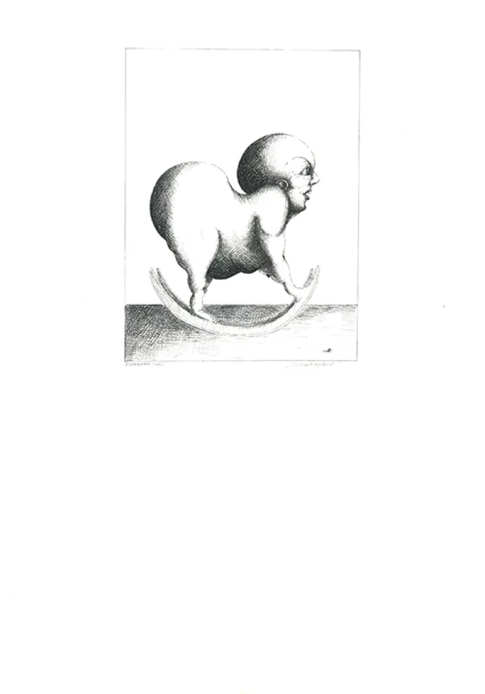 Sin Técnico Kamienniarz - Schaukelpferd