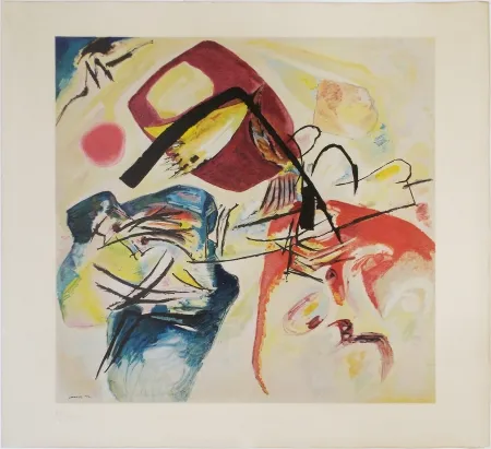 Litografía Kandinsky - Arc Noir