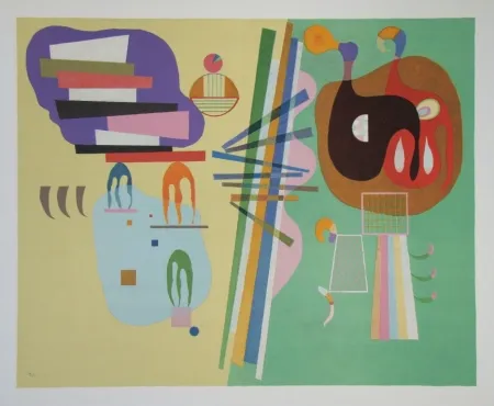 Litografía Kandinsky - Composition, période parisienne 1934-1944