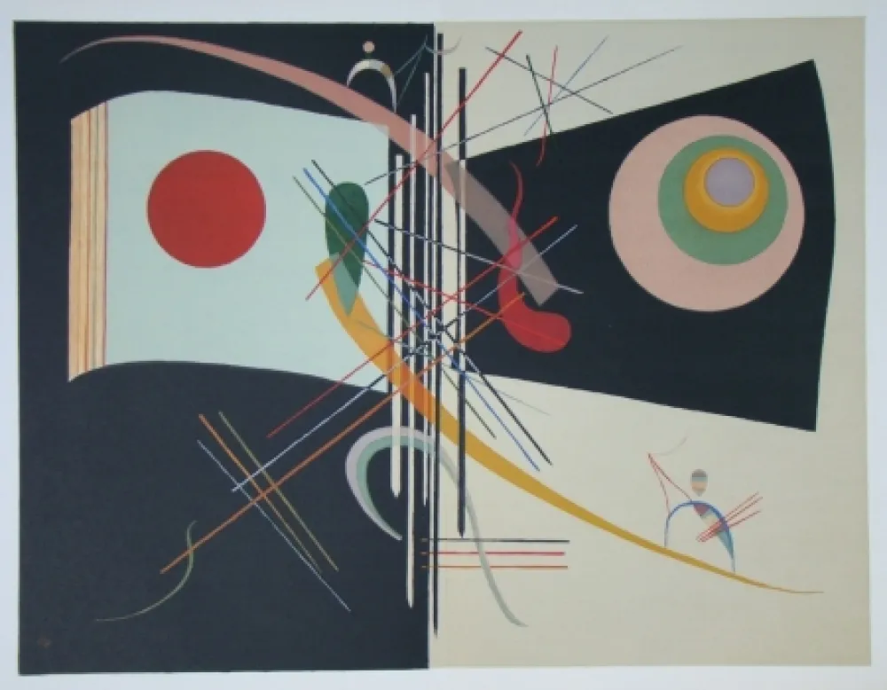 Litografía Kandinsky - Composition, période parisienne 1934-1944