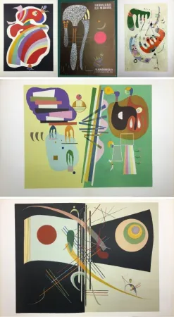 Libro Ilustrado Kandinsky - Derrière le Miroir n° 179 : KANDINSKY, Période Parisienne (1934-1944) avec 5 lithographies en couleurs.
