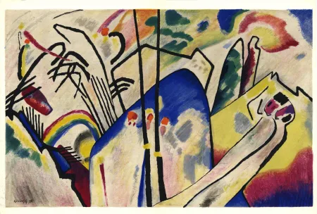 Libro Ilustrado Kandinsky - KANDINSKY. Période dramatique 1910-1920. Juillet 1955. DERRIÈRE LE MIROIR N° 77-78.