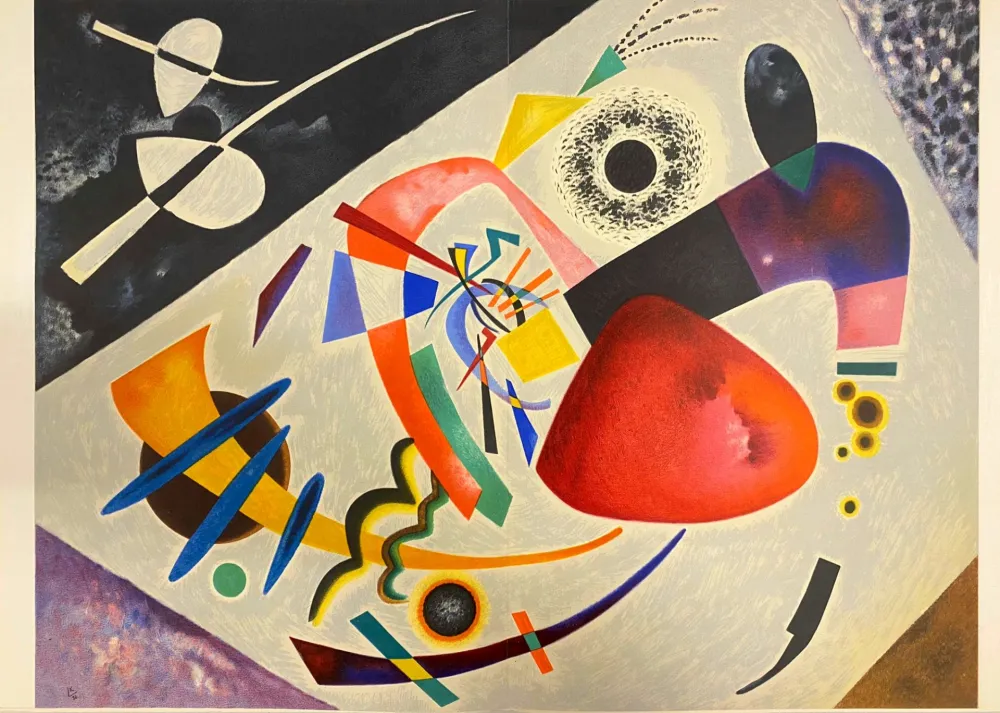 Litografía Kandinsky - Tâche rouge