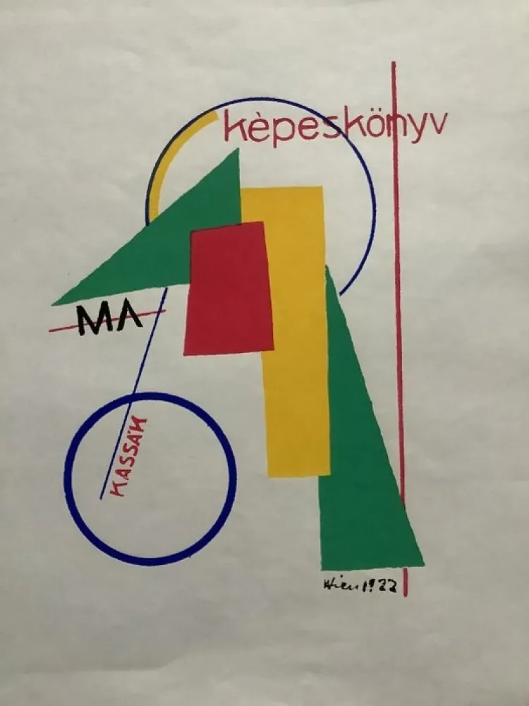 Serigrafía Kassak - Képeskönyv (