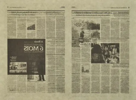 Litografía Kassay - Untitled 2/7 (Le Monde)