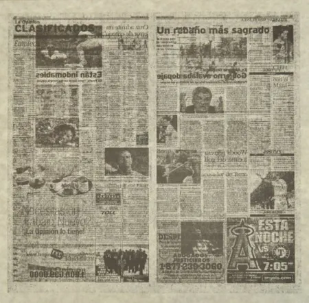 Litografía Kassay - Untitled 2/8 (La Opinión)