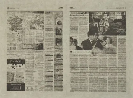 Litografía Kassay - Untitled 5/7 (Le Monde)