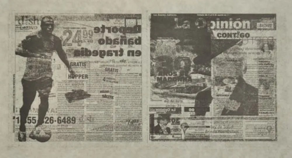 Litografía Kassay - Untitled 6/8 (La Opinión)