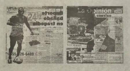 Litografía Kassay - Untitled 6/8 (La Opinión)