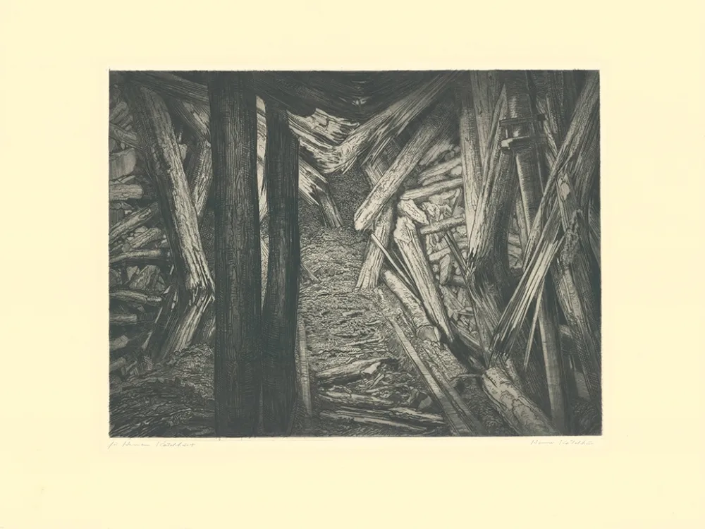 Grabado Kätelhön - Gebirgsdruck