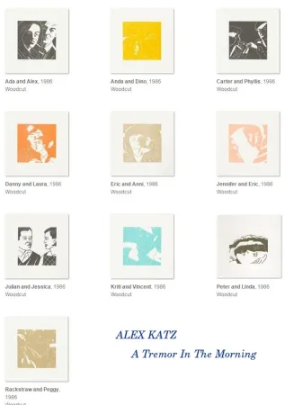 Grabado En Madera Katz - A Tremor In The Morning