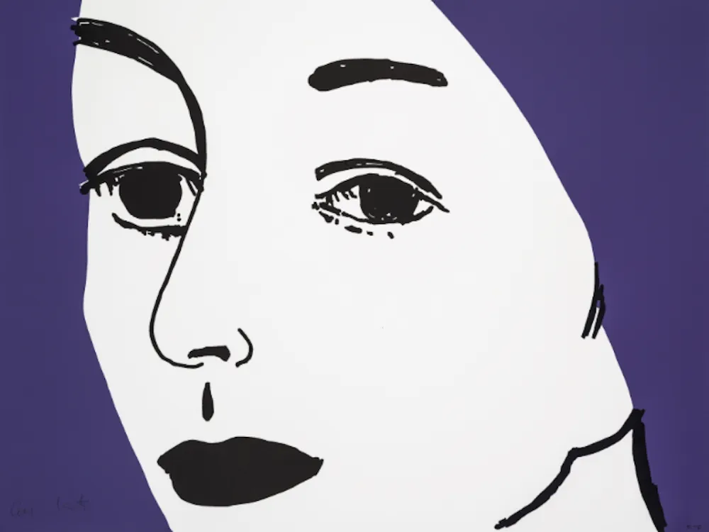 Grabado En Madera Katz - Ada (Black & Purple)