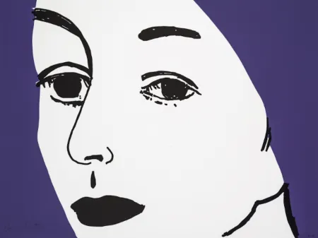 Grabado En Madera Katz - Ada (Black & Purple)