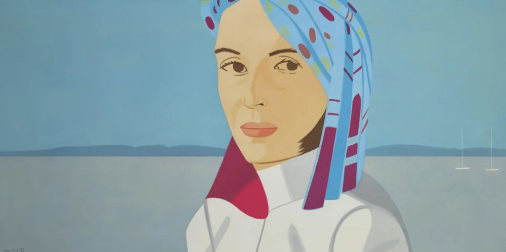 Aguatinta Katz - Ada in Blue Hat