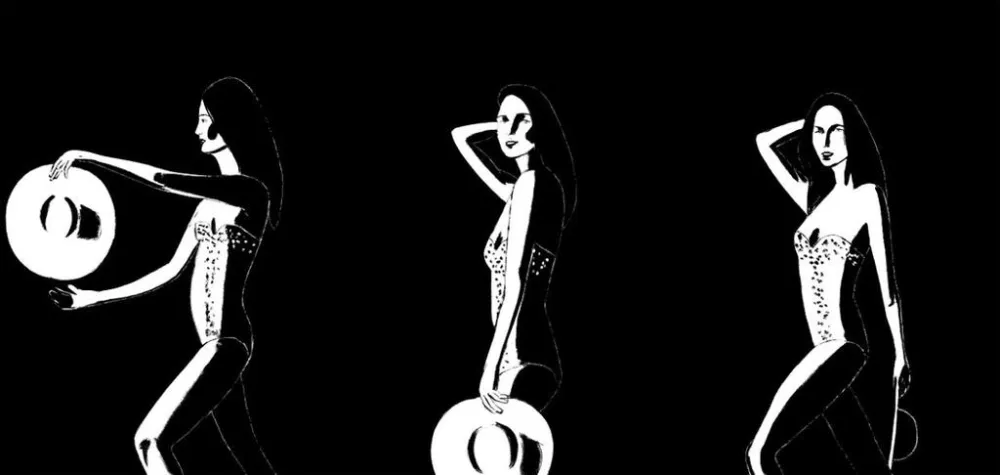 Serigrafía Katz - Ariel Black & White