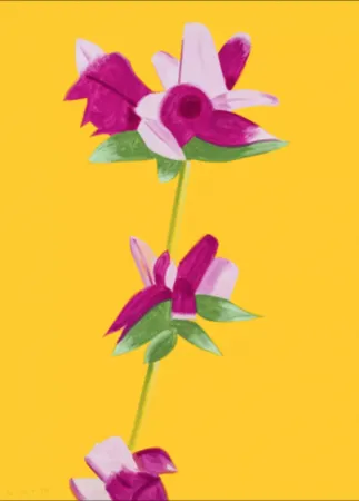 Múltiple Katz - Azaleas on Yellow