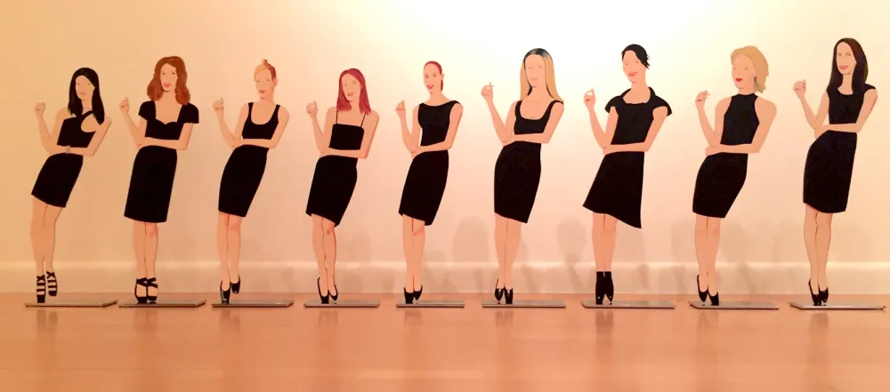 Sin Técnico Katz - Black Dress Cutouts (set of 9)