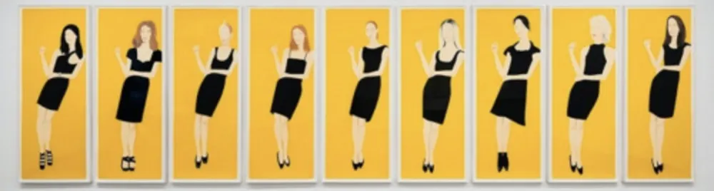 Múltiple Katz - Black Dress (Portfolio of 9)