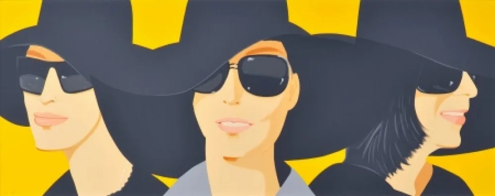 Serigrafía Katz - Black Hats IV