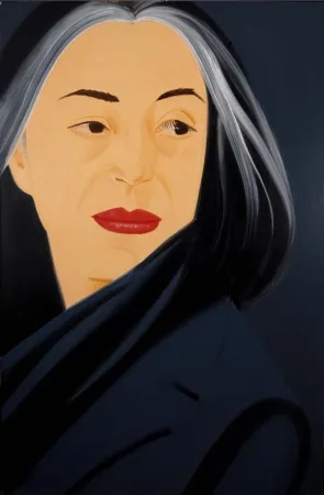 Serigrafía Katz - Black Scarf