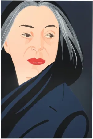 Serigrafía Katz - Black Scarf