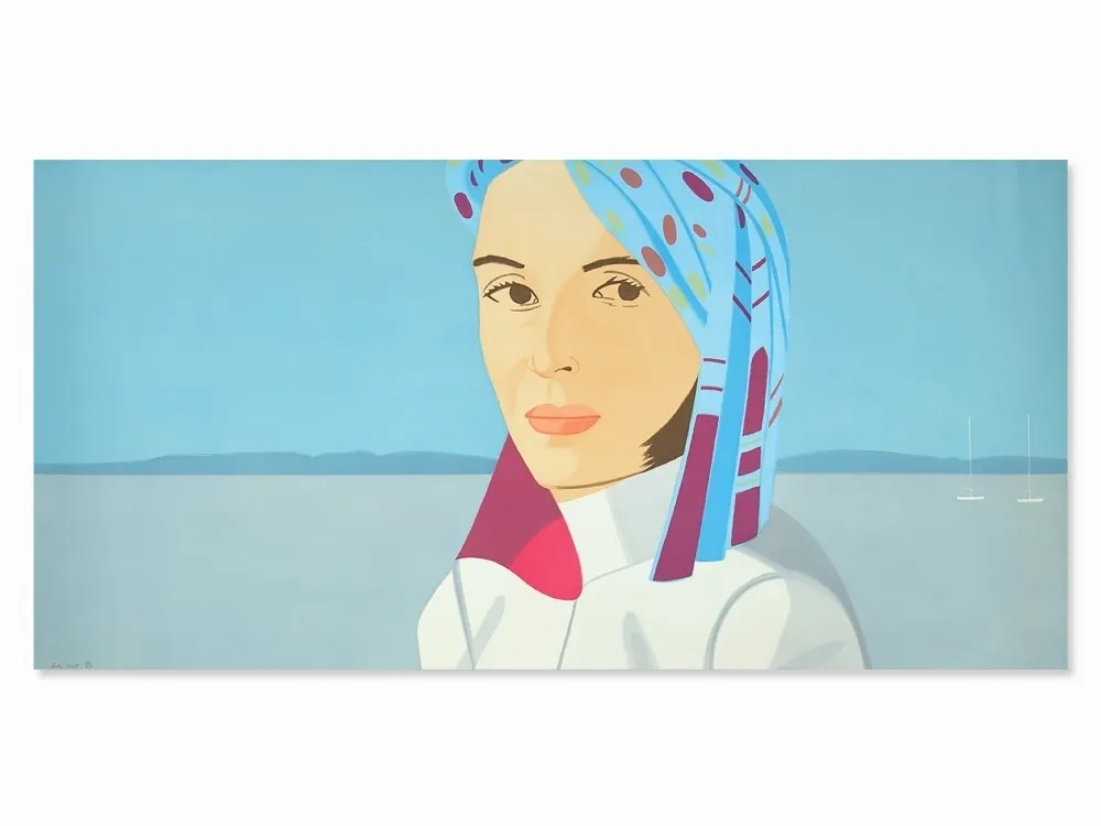 Aguafuerte Y Aguatinta Katz - Blue Hat